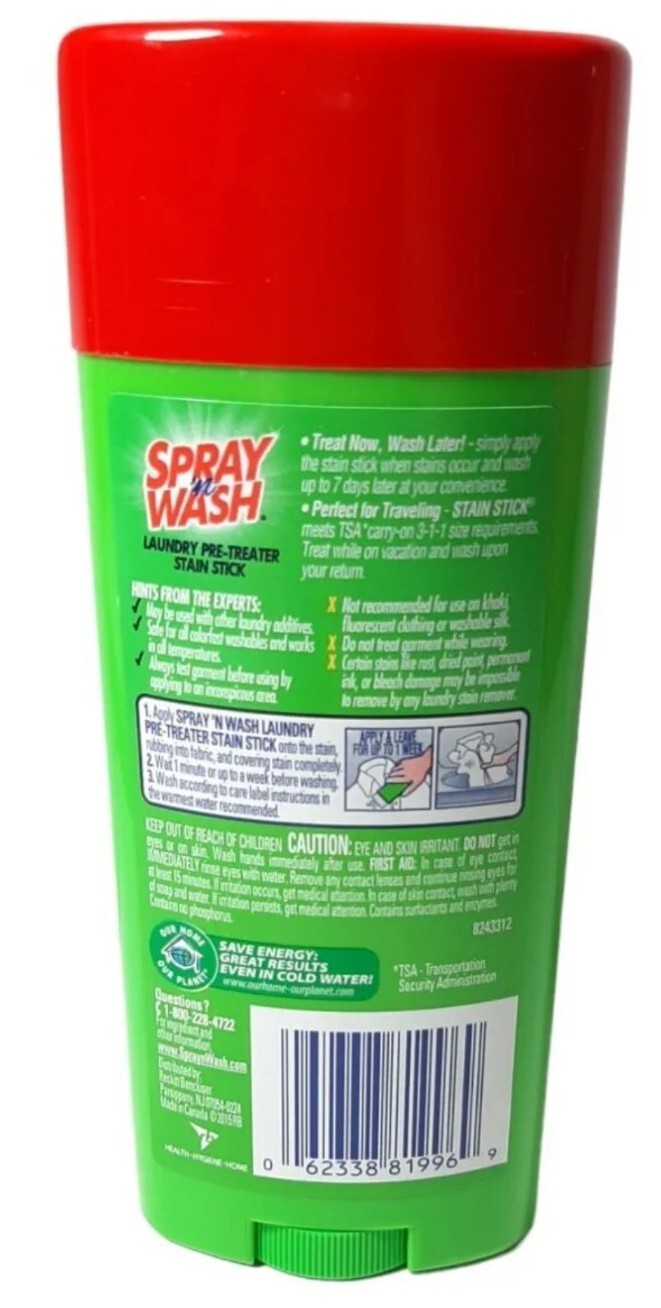 Spray 'n Wash Stain Stick 3 oz Laundry Pre Treater Stain Stick Discontinued eBay