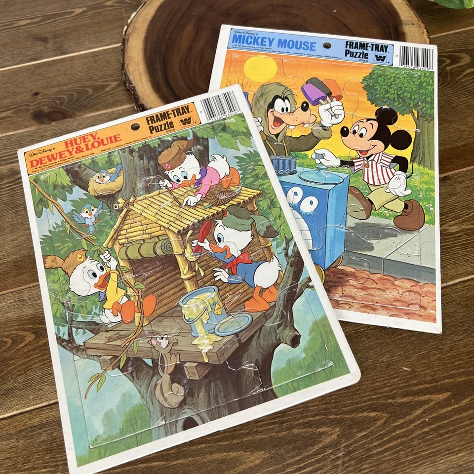 Gremlins GIZMO Frame Tray Puzzle Vintage 1984 & Disney 1981 Set Of 3 - Image 2 of 4