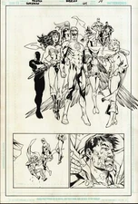 ORIGINAL ART TO SUPERMAN 664 PAGE 14 BY CARLOS PACHECO!