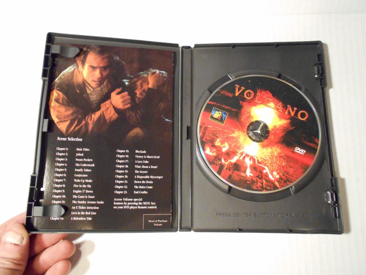 Volcano Tommy Lee Jones widescreen w/ Index Card Tested | eBay