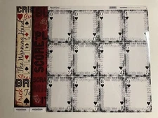 CREATIVE IMAGINATIONS "GAMES" 12X12 SS PAPERS AND TRANSPARENCY