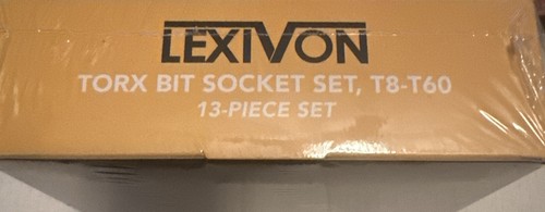 Torx Bit Socket Set Premium S2 Alloy Steel | 13-Piece Star T8 - T60 Set - Picture 6 of 7