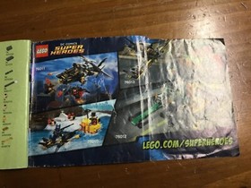 LEGO DC comics super Heroes 76012, Batman Flash Riddler manual Instruction Book 