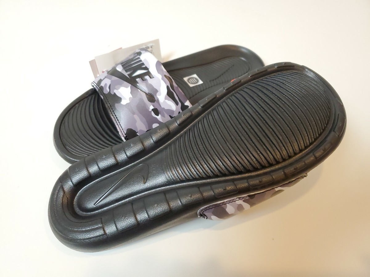 NEW! NIKE VICTORI ONE  SLIDES GREY FOG/SMOKE GREY/VOLT MENS 8 Nike Slide Victori One Shower - Smoke Grey main image 4