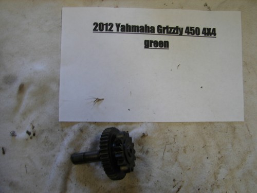 Yamaha 450 Grizzly starter motor idler gear and shaft - Bild 2 von 3
