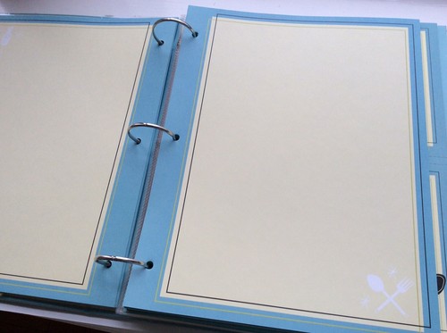 NIPACKAGING! ALL-IN-ONE DELUXE RECIPE BINDER W/RECIPE CARDS&POCKET DIVIDERS! - Picture 12 of 12
