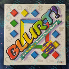Blurt! Board Game 1995 Word Racing Includes Junior Version Patch