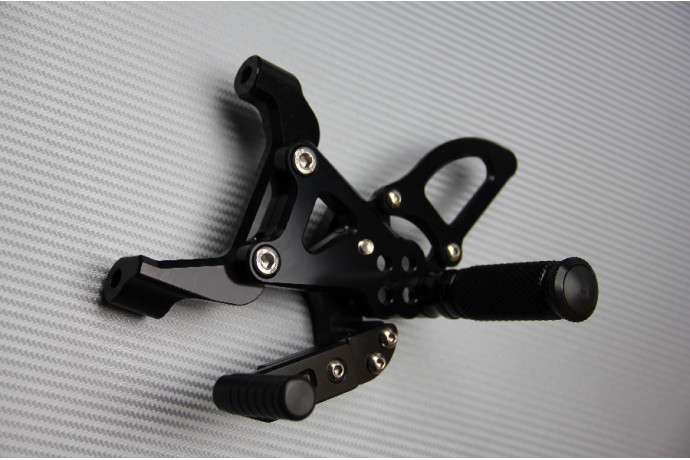 Support commandes reculées Ducati Panigale 959 2015-2019 noir alu