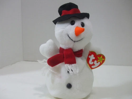 Ty Beanie Baby Snowball the Snowman December 22, 1996 Retired Vintage with Tags