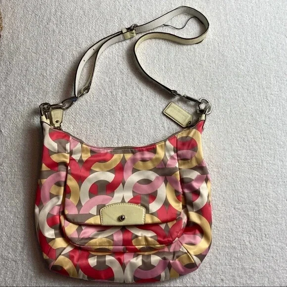 Borsa a mano in tessuto Coach