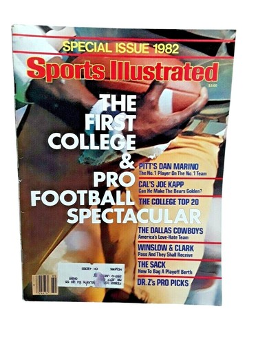 1982 Sports Illustrated Football Spectacular Dan Marino Joe Kapp Cowboys NFL