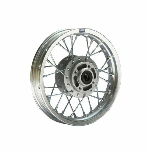 Jante Avant 10 Pouces En Aluminium Anodisé Argent - Pour Pit Bike/dirt Bike - HMParts (4 Trous)