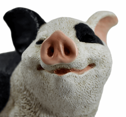 Decoración Animal Figura Cerdito Según Arriba Mirando Colección Castagna De A - Imagen 2 de 6