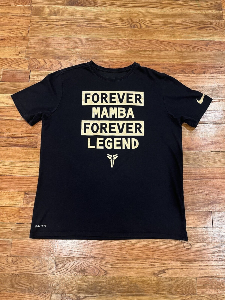 Nike Dri-Fit Kobe Bryant Mamba Forever Legend Logo Graphic T