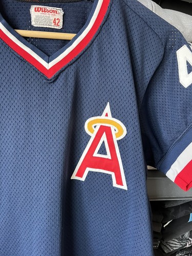 Vintage 1983 California Angels #44 Jackson Sample Pro Cut Wilson Jersey RARE - Picture 2 of 9