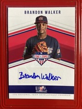 BRANDON WALKER  2018 USA Baseball Stars Stripes Auto SS-WA Seminoles /495 !!!