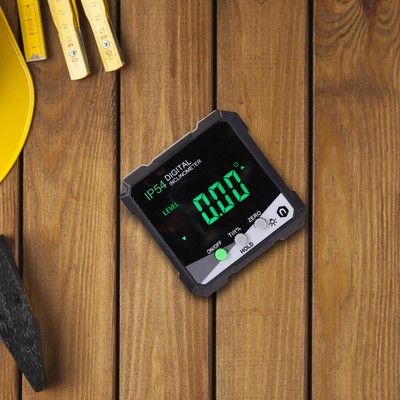 4*90° Digital Portable Inclinometer IP54 Angle Protractor Angle Cube Level Box