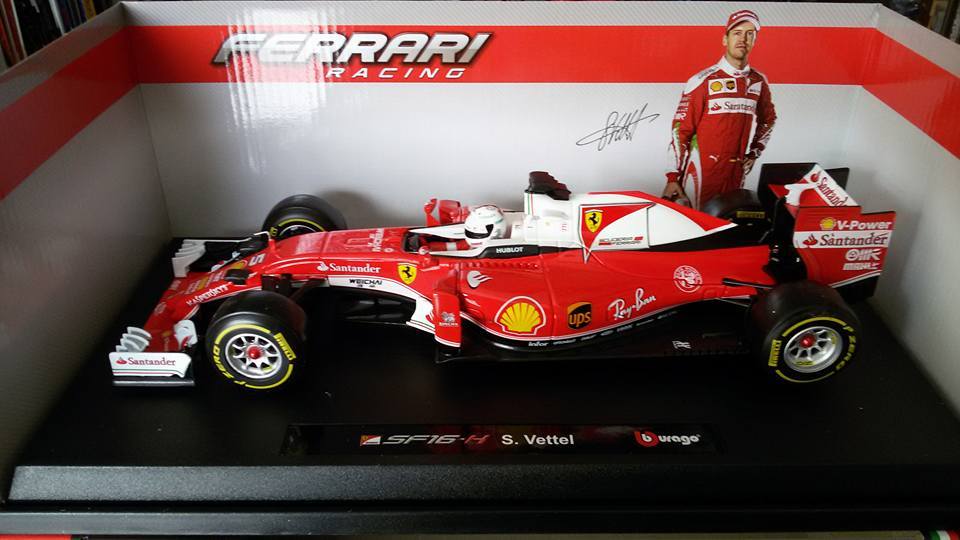 MODELLINO SCALA 1 18 FERRARI VETTEL FORMULA 1 CAMPIONATO MONDIALE 2016 MODELLINO SCALA 1 18 FERRARI VETTEL FORMULA 1 CAMPIONATO MONDIALE 2016