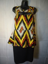 Urban Rose Women's Multicolored Dress Sleeveless Plus Size 2X