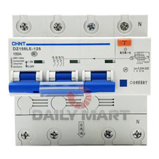 New In Box CHNT DZ158LE-125 Circuit Breaker