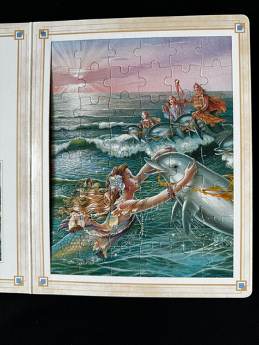Shirley Barber's Mermaid Princess Jigsaw Book 6 Puzzles 2001 Vintage Rare - Picture 21 of 24