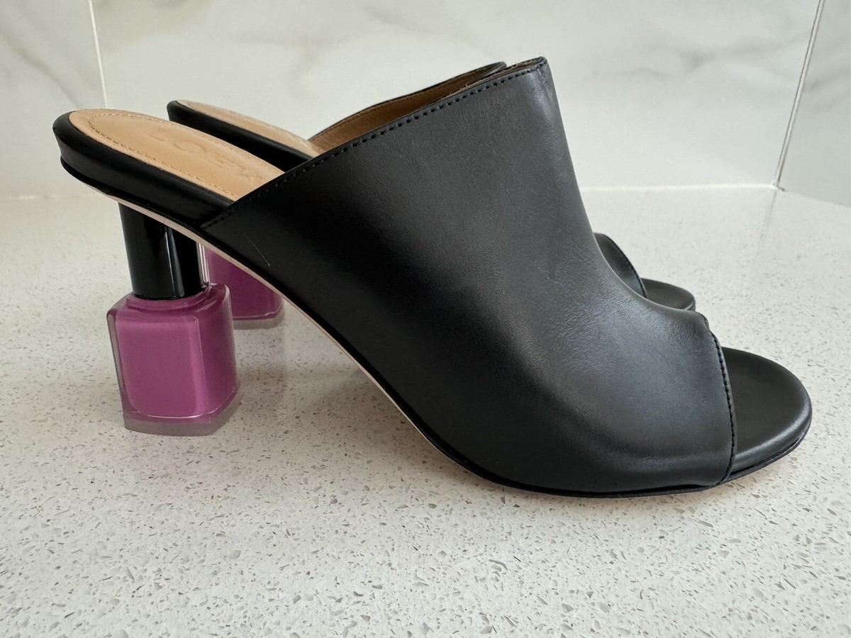 LOEWE nail-polish heel mules EU 37 US 7 | eBay