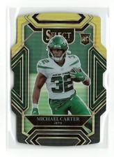 MICHAEL CARTER #271 RC 2021 PANINI SELECT JETS Black Gold Club
