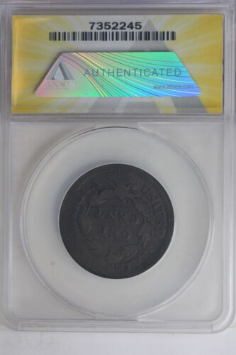 1814 .01 ANACS GOOD 4 S-294 CROSSLET4 1800'S LARGE CENT CLASSIC HEAD ONE CENT - Picture 2 of 2