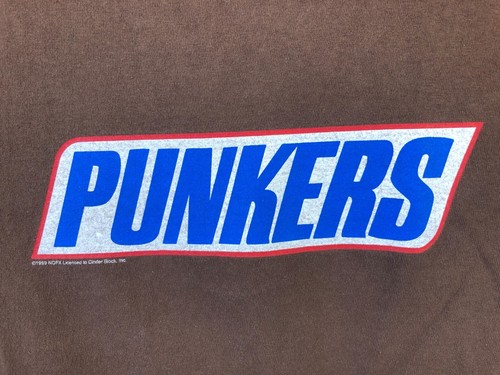 CAMISETA CAMISETA MARRÓN VINTAGE AÑOS 90 NOFX PUNKERS Logo Punk Rock Band - Talla Grande - Imagen 2 de 9