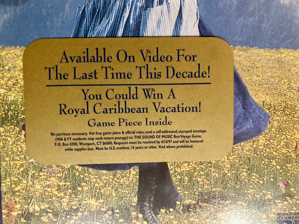 The Sound Of Music VHS (Sealed) Fox Video 1996 - Image 3 of 4