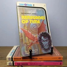 Laser Books 3 Book Lot #1 Renegades of Time #5 Walls Within Walls #30 The Seeker