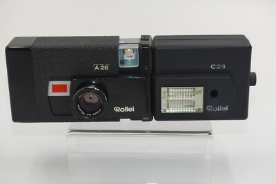 Rollei A 26, Rollei Sonnar 3,5/40 mit Blitzgerät C26