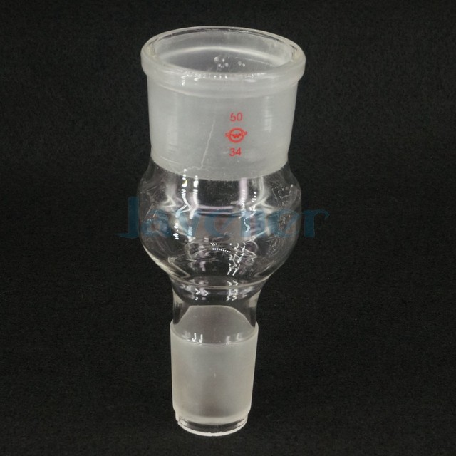 50/42 Female to 34/35 Male Joint Lab Glass Reducing Transfer Adapter