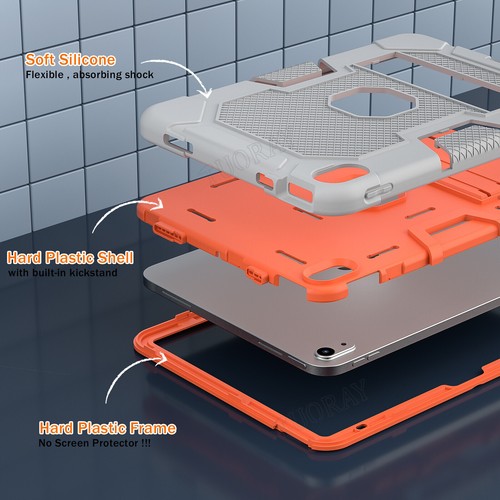 Case 6/7/8/9/10/11th Air 13" 11" M3 2025 Pro 12.9 Mini 6 5 Silicone Stand Cover - Picture 58 of 90