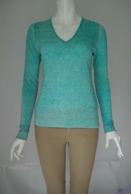 ROSA von SCHMAUS Pullover NEU Kaschmir Wolle M Grün Cashmere