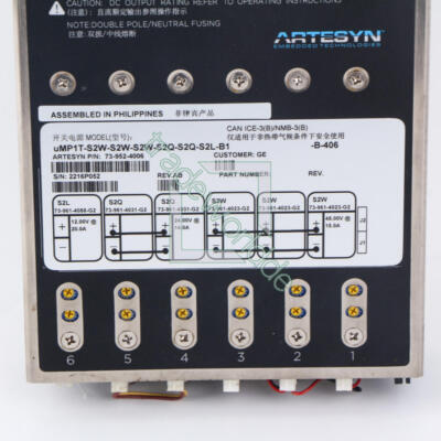 1Piece USED ARTESYN uMP1T-S2W-S2W-S2W-S2Q-S2Q-S2L-B1 -B-406