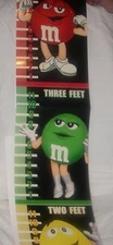 M&M'S MARS CANDY CHARACTERS WALL GROWTH CHART GLOSSY FIVE FEET TALL POSTER