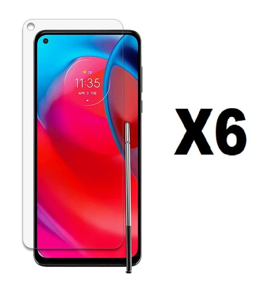 6-Pack Clear Film Screen Protector(PET)For Motorola Moto G Stylus 4G/5G (2021) - Image 2 of 2