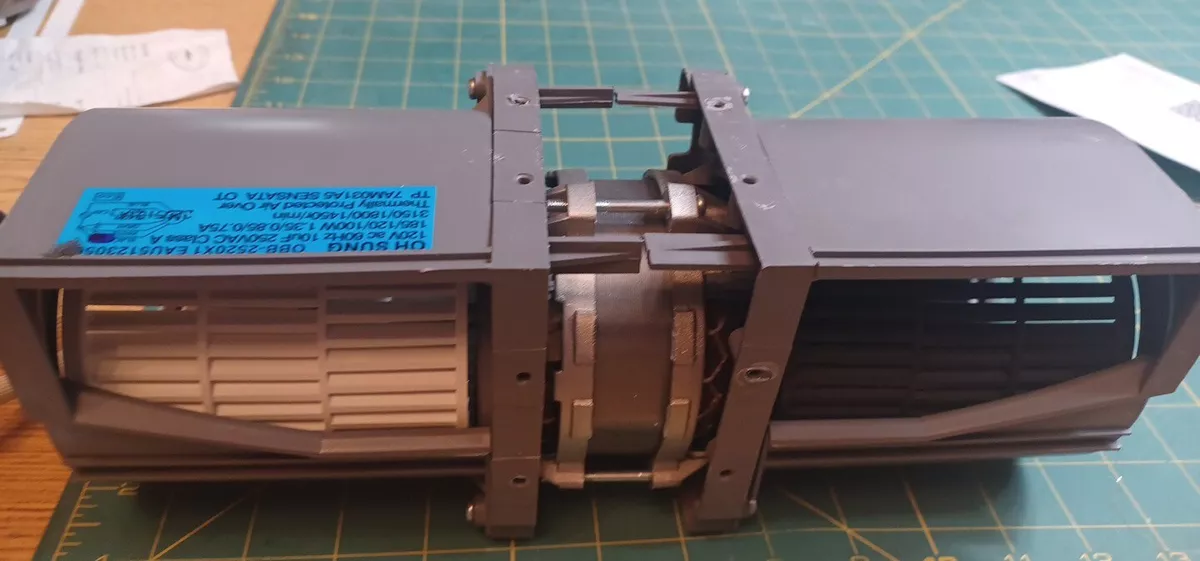 OEM LG OBB 2520X1 Blower Fan Motor Assembly From GE JVM3160DF8WW