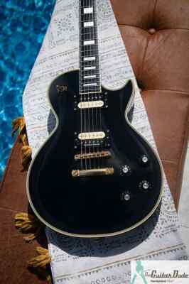 ギター Edwards LP-98LTC BLK LesPaul Custom 2010 Edwards E-LP-98LTC Les Paul Custom Ebony Fingerboard