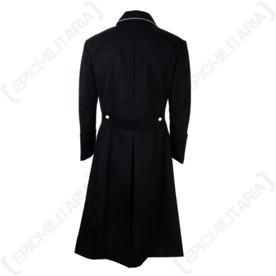 German M32 Black Gabardine Officer Coat - WW2 Repro Great