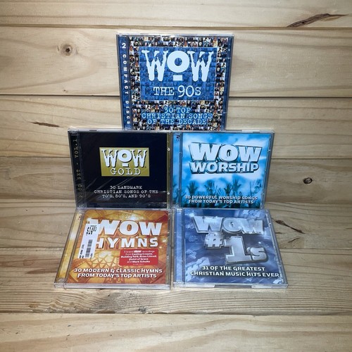 WOW CD Lot (5) Gospel Christian Hits Gold #1s Hymns 90s Worship Brand New Sealed