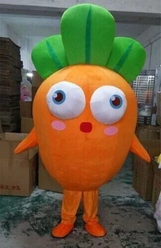 Disfraz de mascota vegetal de dibujos animados disfraces vestido de fiesta ropa Halloween adulto Foto 3 de 4