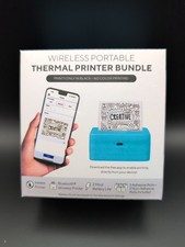 Core Innovations Wireless Mini Portable Thermal Printer Label Maker- Turquoise