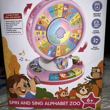 Ducttong Spin And Sing Alphabet Zoo Toy6 Months  New Open Box