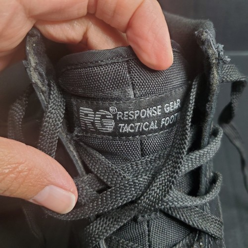 Mens Response Gear Black Patrolman Steel Toe Service Work Boots 7.5 Combat Black - Picture 8 of 11