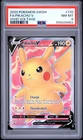2020 POKEMON SWORD & SHIELD VIVID VOLTAGE #170 FULL ART/PIKACHU V PSA 8