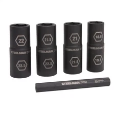 Steelman Products 60443 J S Products Impact Socket and Tool Set, 5-Piece