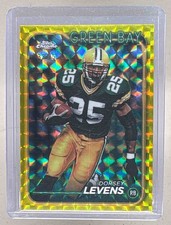 Dorsey Levens 2024 Topps Chrome #78 Yellow Geometric Refractor /75