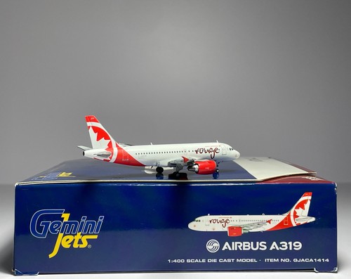 Gemini Jets 1:400 Air Canada Rouge Airbus A319-100 C-GBHR GJACA1414 - Picture 2 of 2